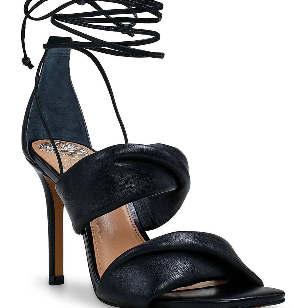 Brand new vince Camuto wrap heel sandals. Originally paid $140, Never wore